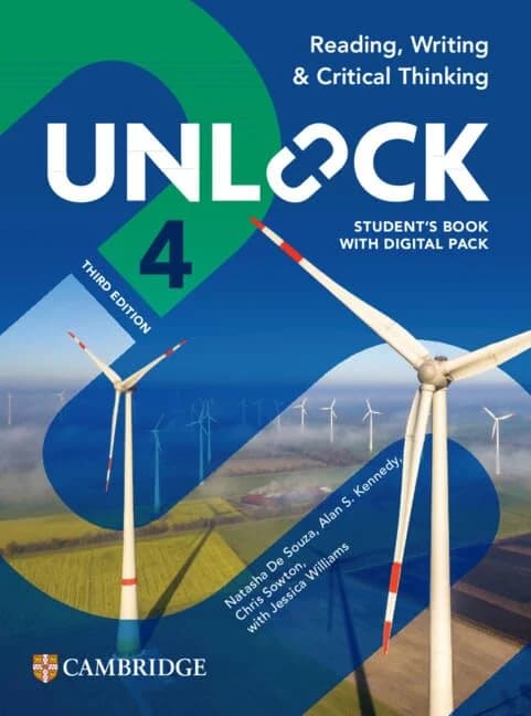 Unlock Level 4 Reading, Writing and Critical Thinking Student's Book with Digital Pack kapağı