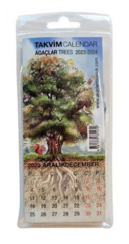 Akademi Çocuk 73x16 cm Trees 2022-2023 Takvim