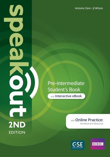 Speakout 2ed Pre-intermediate Student’s Book & Interactive eBook with 